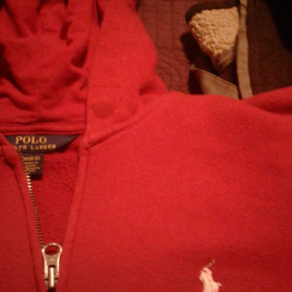 Long Sleeve Hooded Polo Ralph Lauren